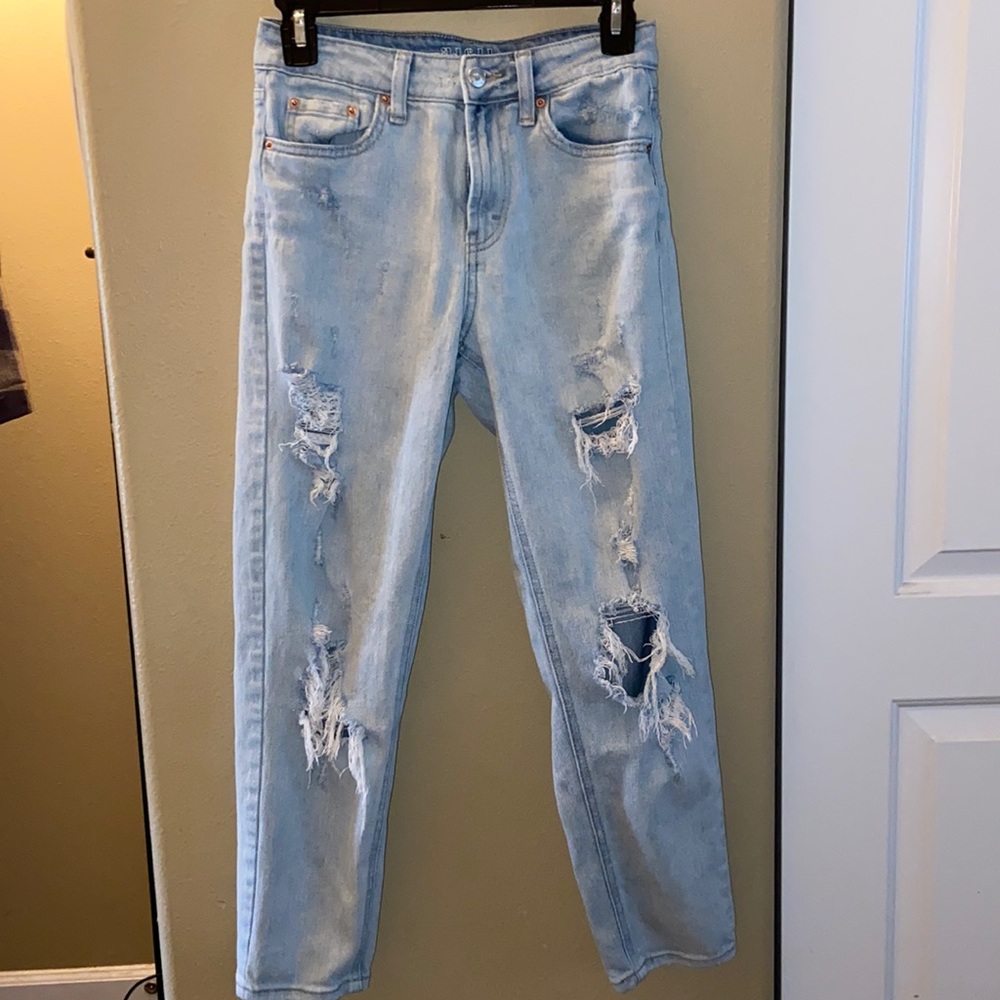 Distressed wild fable mom jeans